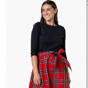 Hope and Henry Ponte Skater Dress